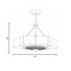 Stockholm LED Fan D'Lier (39-FD-125-53)