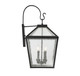 Woodstock Four Light Outdoor Wall Lantern (5-102-BK)