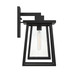 Denver One Light Outdoor Wall Lantern (5-2022-BK)