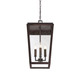 Milton Four Light Outdoor Hanging Lantern (5-549-13)