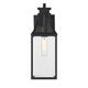 Emery One Light Outdoor Wall Lantern (5-605-BK)