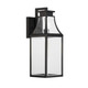 Emery One Light Outdoor Wall Lantern (5-606-BK)