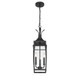 Montpelier Three Light Outdoor Hanging Lantern (5-763-BK)