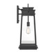 Boone One Light Outdoor Wall Lantern (5-814-BK)