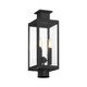 Ascott Three Light Outdoor Post Lantern (5-828-BK)