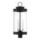 Englewood Three Light Outdoor Post Lantern (5-902-BK)