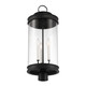 Englewood Three Light Outdoor Post Lantern (5-902-BK)