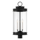 Englewood Three Light Outdoor Post Lantern (5-902-BK)