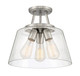 Calhoun Three Light Semi-Flush Mount (6-1024-3-SN)