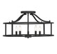 Savoy House - 6-1679-5-89 - Five Light Semi Flush Mount - Stockton - Matte Black
