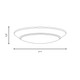 LED Disc Light (6-2000-7-BK)