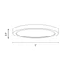 LED Flush Mount (6-3333-10-BK)