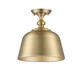 Berg One Light Semi-Flush Mount (6-3750-1-322)
