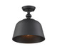 Savoy House - 6-3750-1-89 - One Light Semi-Flush Mount - Berg - Matte Black