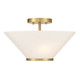 Savoy House - 6-4012-3-322 - Three Light Convertible Semi-Flush /Pendant - Blair - Warm Brass