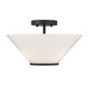 Savoy House - 6-4012-3-89 - Three Light Convertible Semi-Flush /Pendant - Blair - Matte Black