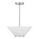 Blair Three Light Convertible Semi-Flush /Pendant (6-4012-3-SN)