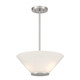 Blair Three Light Convertible Semi-Flush /Pendant (6-4012-3-SN)