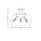 Octave Three Light Semi-Flush Mount (6-4035-3-BK)