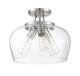 Octave Three Light Semi-Flush Mount (6-4035-3-SN)