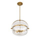 Denmar Four Light Convertible Semi-Flush/Pendant (6-4723-4-322)