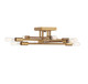 Savoy House - 6-7003-8-322 - Eight Light Semi-Flush Mount - Lyrique - Warm Brass