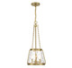 Savoy House - 7-1803-3-322 - Three Light Pendant - Crawford - Warm Brass