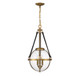 Savoy House - 7-1837-3-322 - Three Light Pendant - Bozeman - Warm Brass