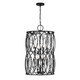 Savoy House - 7-2004-8-89 - Eight Light Pendant - Snowden - Matte Black
