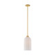 Savoy House - 7-3171-1-322 - One Light Pendant - Isla Blanca - Warm Brass