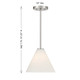 Blair One Light Mini-Pendant (7-4011-1-SN)