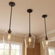 Octave One Light Pendant (7-4036-1-BK)