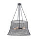 Longleaf Four Light Outdoor Chandelier (7-6192-4-89)