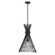 Savoy House - 7-9602-1-89 - One Light Pendant - Longfellow - Matte Black