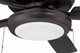 EOS Low Profile White 52" Ceiling Fan 52" Ceiling Fan (ECF119CBZ5-CBZWLN)