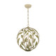 Crystorama - 504-CT - Four Light Chandelier - Broche - Champagne Green Tea