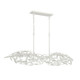 Broche Six Light Linear Chandelier (567-MT)