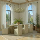 Broche 12 Light Chandelier (569-CT)