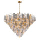 Crystorama - ADD-329-AG-AU - 40 Light Chandelier - Addis - Aged Brass