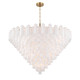 Crystorama - ADD-329-AG-WH - 40 Light Chandelier - Addis - Aged Brass