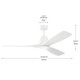 Volos II 54" Ceiling Fan (300054-MWH)