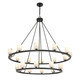 Crystorama - ARA-10268-MK-ST - LED Chandelier - Aragon - Matte Black