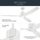 Calyx 60" Ceiling Fan (300360-MWH)