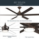 Solen 65" Ceiling Fan (310065-SNB)