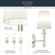 Kleine One Light Wall Sconce (52808PN)