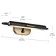 Caillier LED Picture Light (52818BK)
