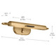 Caillier LED Picture Light (52818LBR)