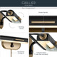 Caillier LED Picture Light (52819BK)