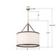Callahan Eight Light Pendant (CAL-2408-LG)
