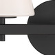 Colton Two Light Wall Sconce (COL-202-BK)